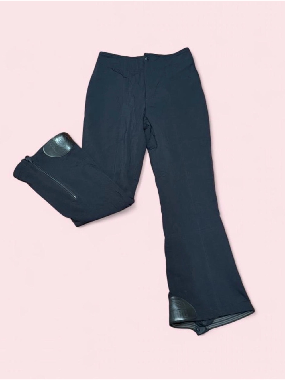 Schoeller WB-400 Softshell Ski Snow Pants Womens Petite 8 Black Stretch